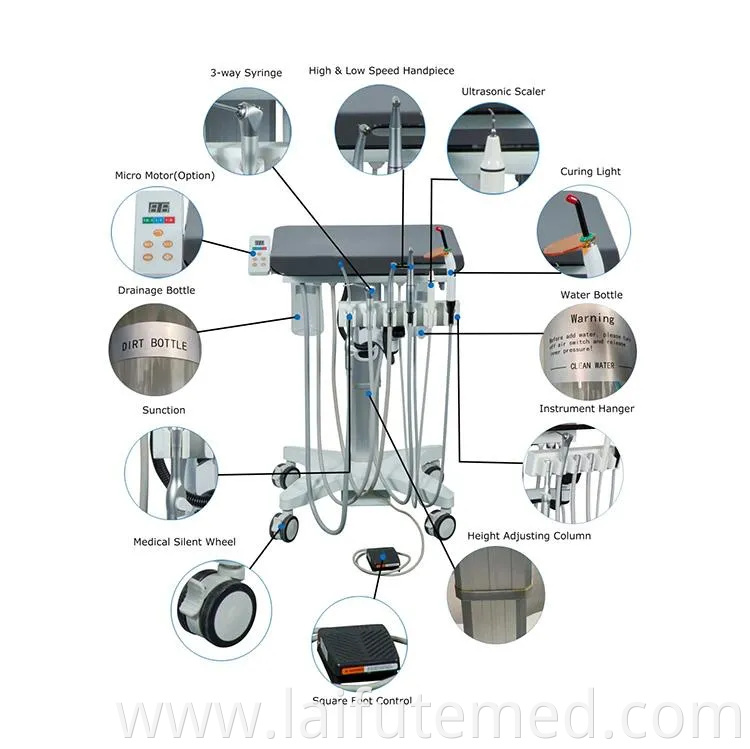New Design Veterinary Dental Equipment Unit Chair with Scaler and Compressor